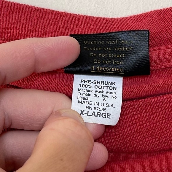 Vintage 1993 Martian Wear Marvin The Martian Parody Double Sided T Shirt - Picture 6 of 8